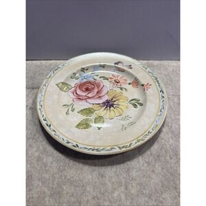 American Atelier Floral Daze Salad Plate‎ 8 Available 6 EUC, 2 Chipped